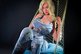170cm/5ft7 Blonde Busty Hybrid Sex Doll with Silicone Head Meghan #S9