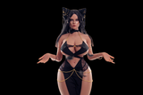 156cm/5ft1 Cat Girl Cosplay Full Silicone Sex Doll Iyla #S17