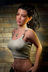 166cm/5ft5 Latina Hybrid Sex Doll with Silicone Head Fia #S13
