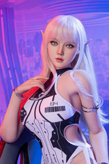 169cm/5ft7 D-Cup Elf Real Skin Texture Fantacy Full Silicone Sex Doll Claire #473