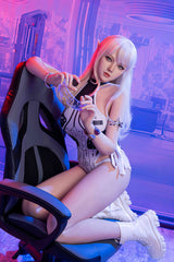 169cm/5ft7 D-Cup Elf Real Skin Texture Fantacy Full Silicone Sex Doll Claire #473