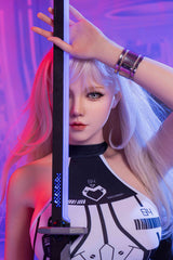 169cm/5ft7 D-Cup Elf Real Skin Texture Fantacy Full Silicone Sex Doll Claire #473