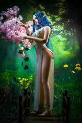 160cm/5ft3 Fantasy Elf Hybrid Sex Doll with ROS Silicone Head Emery #M8