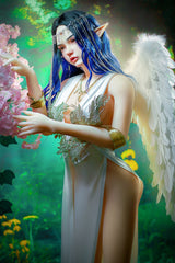 160cm/5ft3 Fantasy Elf Hybrid Sex Doll with ROS Silicone Head Emery #M8