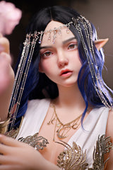 160cm/5ft3 Fantasy Elf Hybrid Sex Doll with ROS Silicone Head Emery #M8