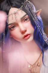 160cm/5ft3 Fantasy Elf Hybrid Sex Doll with ROS Silicone Head Emery #M8