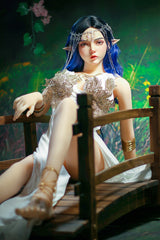 160cm/5ft3 Fantasy Elf Hybrid Sex Doll with ROS Silicone Head Emery #M8
