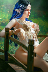 160cm/5ft3 Fantasy Elf Hybrid Sex Doll with ROS Silicone Head Emery #M8