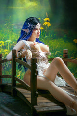 160cm/5ft3 Fantasy Elf Hybrid Sex Doll with ROS Silicone Head Emery #M8