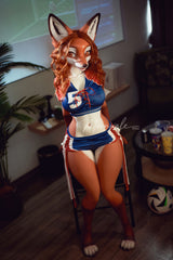 160cm/5ft3 E-Cup Realistic Red Fox Furry Full Silicone Sex Doll Sorelle