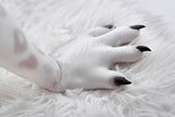 165cm/5ft5 D-cup Full Silicone Furry Sex Doll Velara White