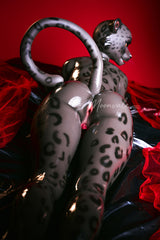 165cm/5ft5 D-cup Full Silicone Furry Sex Doll Velara Black