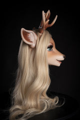 170cm/5ft7 BBW Full Silicone Deer Head Furry Sex Doll Cerina