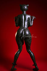 165cm/5ft5 D-cup Full Silicone Furry Sex Doll Velara Black