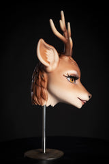 170cm/5ft7 BBW Full Silicone Deer Head Furry Sex Doll Cerina