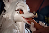 160cm/5ft3 E-Cup Realistic White Fox Furry Full Silicone Sex Doll Sorelle
