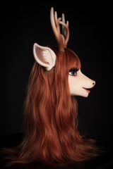 170cm/5ft7 BBW Full Silicone Deer Girl Furry Sex Doll Cerina