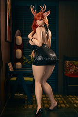170cm/5ft7 BBW Full Silicone Deer Girl Furry Sex Doll Cerina
