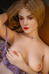 158cm/5ft2 B-Cup Pregnant Hybrid Sex Doll with Silicone Head Lyuba #S20