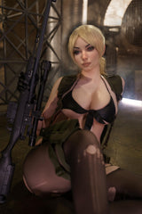 164cm/5ft5 Blonde Full Silicone Sex Doll Blythe #S14