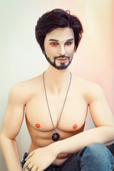 162cm/5ft4 Realistic Hybrid Male Sex Doll with Silicone Head Albert