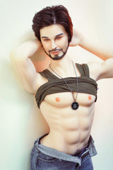 162cm/5ft4 Realistic Hybrid Male Sex Doll with Silicone Head Albert