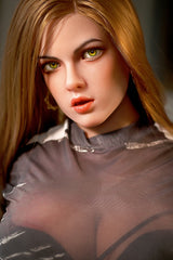 158cm/5ft2 Busty Redhead Hybrid Sex Doll ROS Silicone Head Zanna #M6