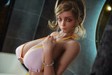 157cm/5ft2 Thick Curvy Huge Breast Hybrid Sex Doll with Silicone Head Akuma #S21