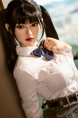160cm/5ft3 D-Cup Asian Hybrid Sex Doll with Silicone Head Lena #290