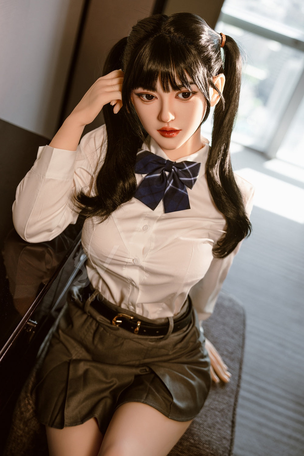 160cm/5ft3 D-Cup Asian Hybrid Sex Doll with Silicone Head Lena #290