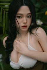 164cm/5ft5 Korean Movable Jaw ROS Full Silicone Sex Doll Elara #M26