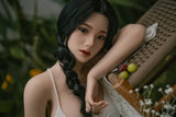 164cm/5ft5 Korean Movable Jaw ROS Full Silicone Sex Doll Elara #M26