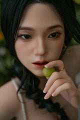 164cm/5ft5 Korean Movable Jaw ROS Full Silicone Sex Doll Elara #M26