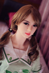155cm/5ft1 A-Cup Asian Small Breast TPE Sex Doll Pearl #90