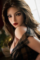 164cm/5ft5 European Movable Jaw ROS Full Silicone Sex Doll Luna #M18