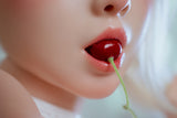 164cm/5ft5 Korean Movable Jaw ROS Full Silicone Sex Doll Effie #M39