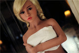 155cm/5ft1 A-Cup European Blonde Small Breast TPE Sex Doll Norma #15
