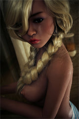 155cm/5ft1 A-Cup European Blonde Small Breast TPE Sex Doll Norma #15