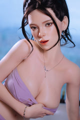 166cm/5ft5 Mature Movable Jaw ROS Full Silicone Sex Doll Winnie #M37