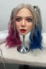 164cm/5ft5 Harley Style Clown Girl Full Silicone Sex Doll Xanthe #M7
