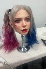 164cm/5ft5 Harley Style Clown Girl Full Silicone Sex Doll Xanthe #M7