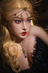 164cm/5ft5 Realistic Blonde Queen Full Silicone Sex Doll Sienna #M29