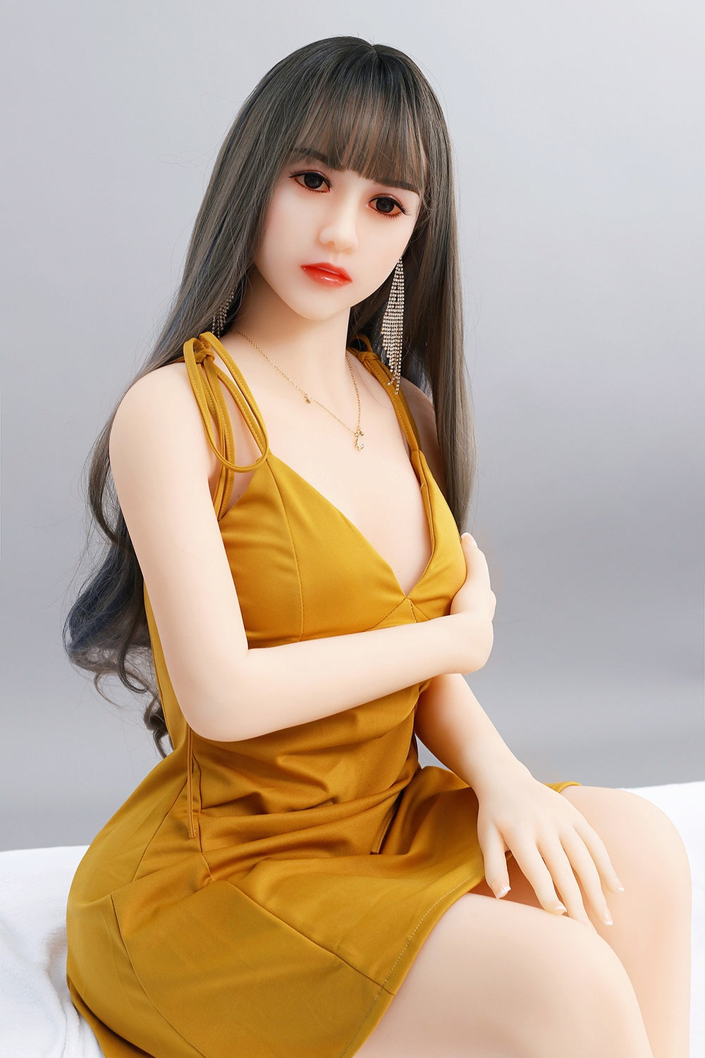 165cm/5ft5 Japanese Small Breast TPE Sex Doll Kaoru #37