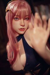 164cm/5ft5 Korean Movable Jaw ROS Full Silicone Sex Doll Juniper #M5
