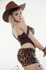 164cm/5ft5 Korean Movable Jaw ROS Full Silicone Sex Doll Valentina #M23