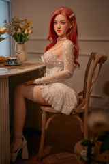 160cm/5ft3 D-Cup Korean Hybrid Sex Doll with Silicone Head Gatsby #290