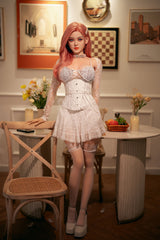 160cm/5ft3 D-Cup Korean Hybrid Sex Doll with Silicone Head Gatsby #290