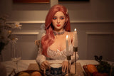 160cm/5ft3 D-Cup Korean Hybrid Sex Doll with Silicone Head Gatsby #290