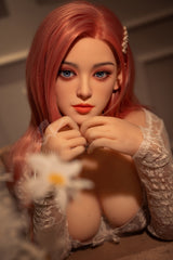 160cm/5ft3 D-Cup Korean Hybrid Sex Doll with Silicone Head Gatsby #290