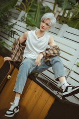 162cm/5ft4 Realistic Full Silicone Male Sex Doll with Automatic Penis Insertion Kevin #L2